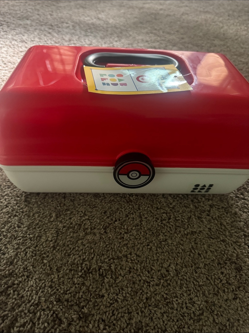 Pokemon Red and White Caboodle Case Limited Edition